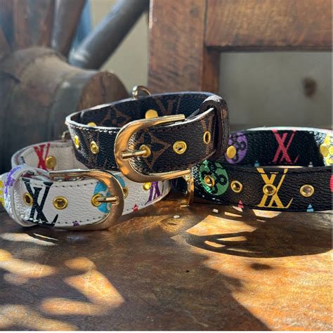 lv collar|lv dog collar price.